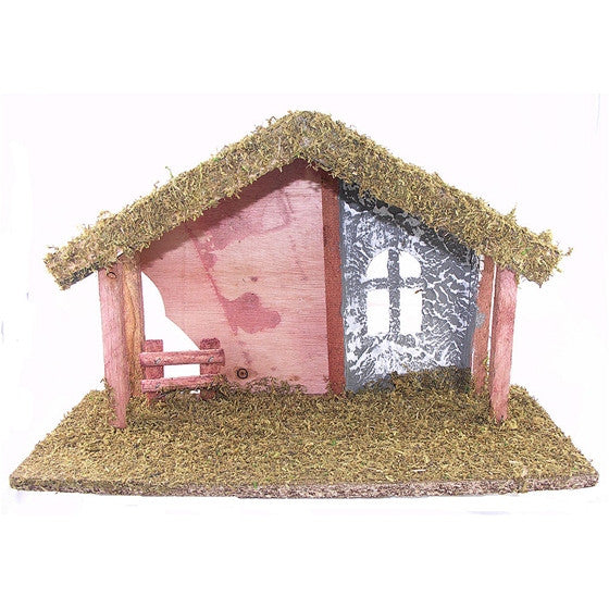 Wooden Stable for 5" Nativity