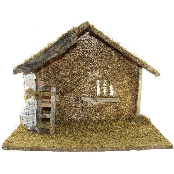 Wooden Stable for 6" Nativity