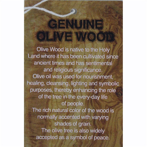 10" Olive Wood Crucifix