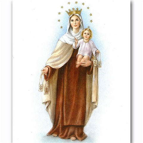 8x10 Our Lady of Mt Carmel