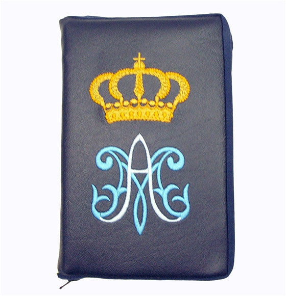 Navy Blue Marian Missal Cover