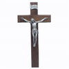 Walnut Crucifix: 12"