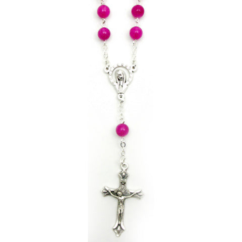 Amethyst Auto Rosary