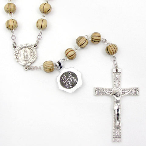 Light Brown Stripe Rosary