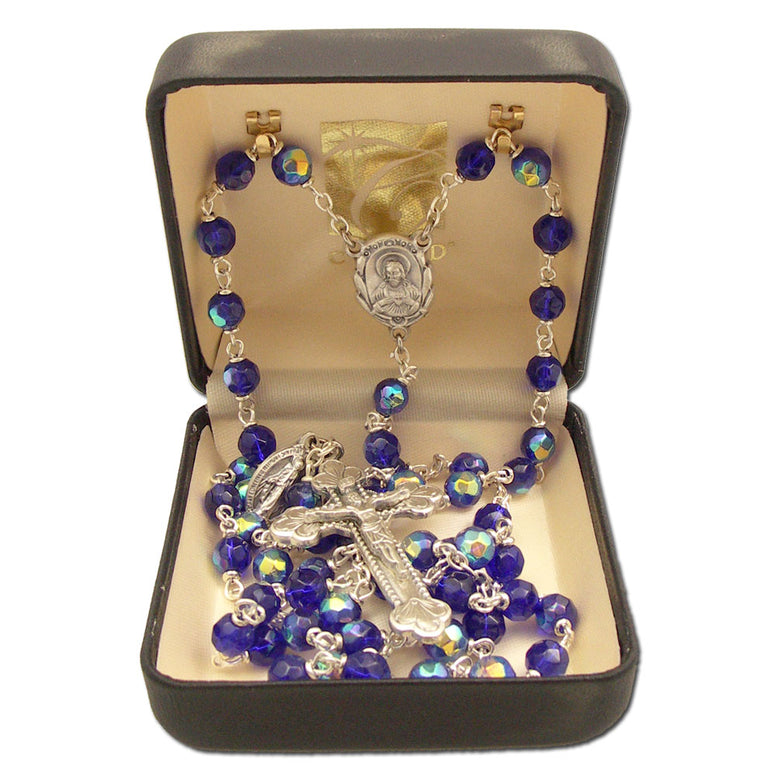 Prague Collection: Sapphire Rosary