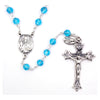 Vienna Collection Rosary: Aqua 7 mm