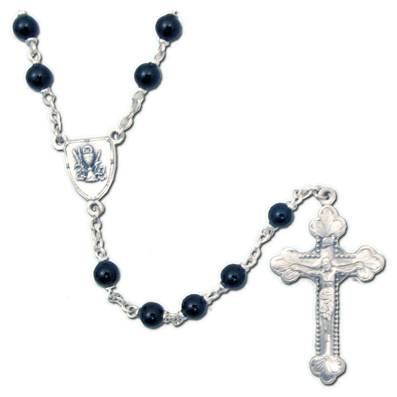 Onyx First Communion Rosary