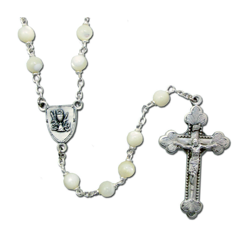 Mother of Pearl First Communion Rosary