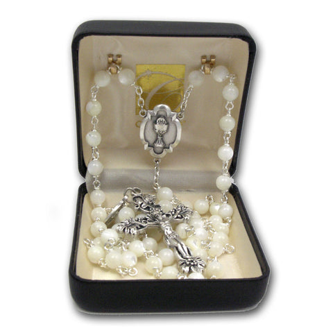 Girl's Pearl First Communion Rosary