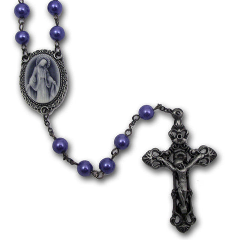 Our Lady of Grace Cameo Rosary