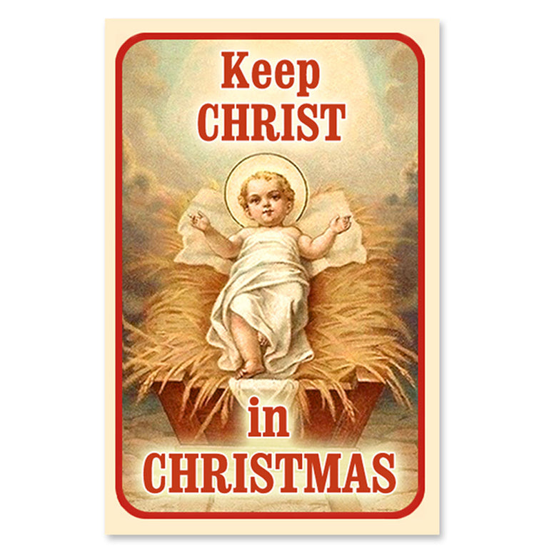 Keep Christ in Christmas Stickers
