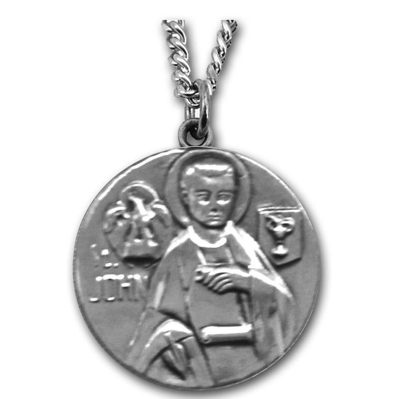 St. John the Evangelist Sterling Medal