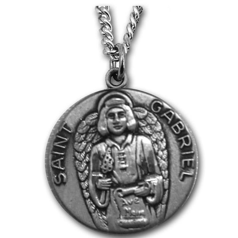 St. Gabriel Archangel Sterling Medal