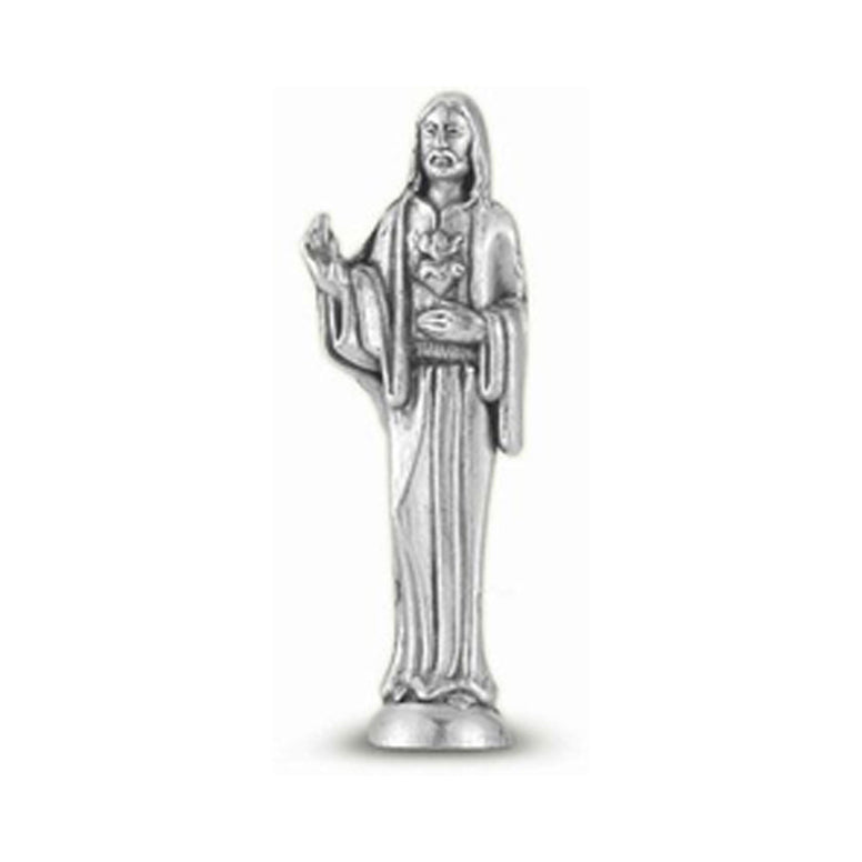Sacred Heart Pocket Statue: 1¾"