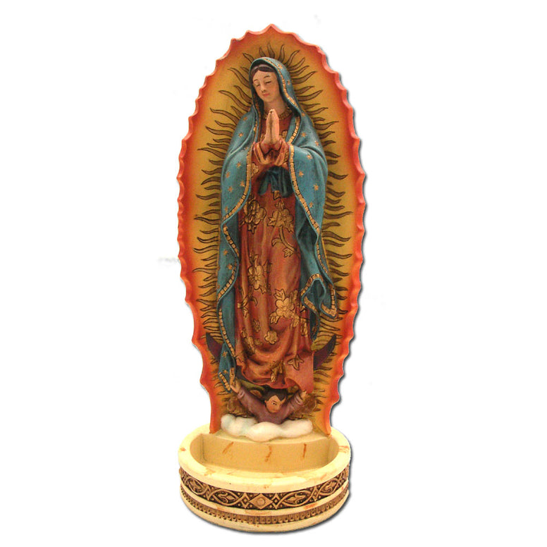 Our Lady of Guadalupe Rosary Holder: 8"