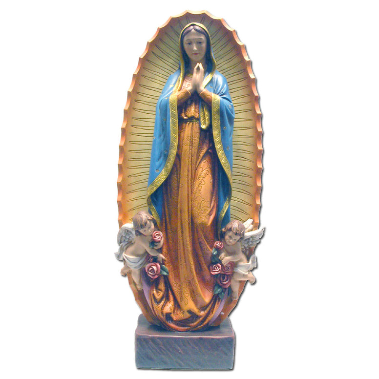 Our Lady of Guadalupe with Angels: 24"