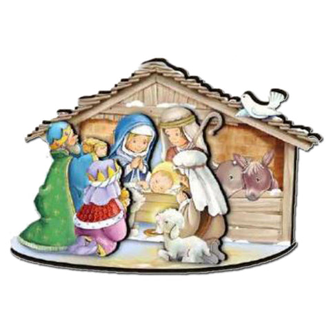 3-D Nativity: King of Stable