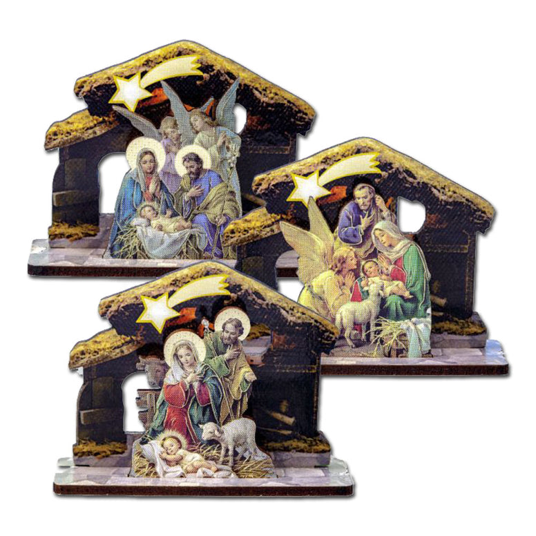 Nativity Ornaments: Set of 3