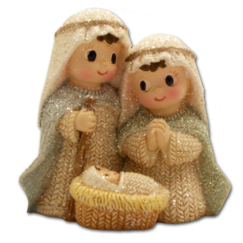 Holy Family Yarn Nativity
