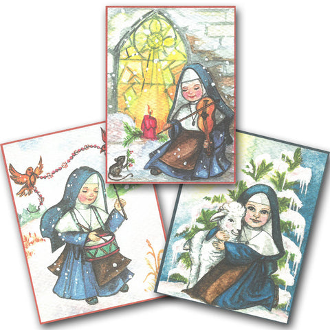 Singing Nuns Christmas Cards - 6/pkg