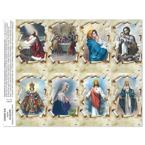 Alleluia Holy Cards