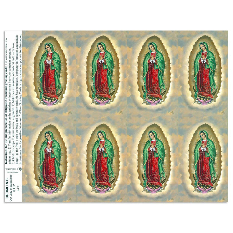 Our Lady of Guadalupe Holy Cards