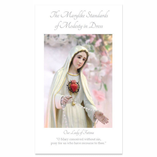Queen Modesty The Marylike Standards of Modesty in Dress – Mary Immaculate Queen Center