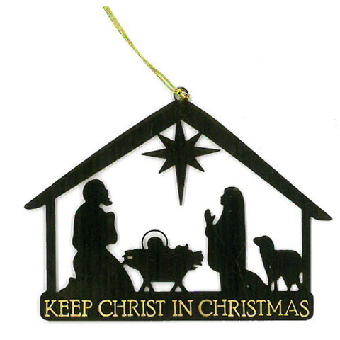 Keep Christ in Christmas Ornament